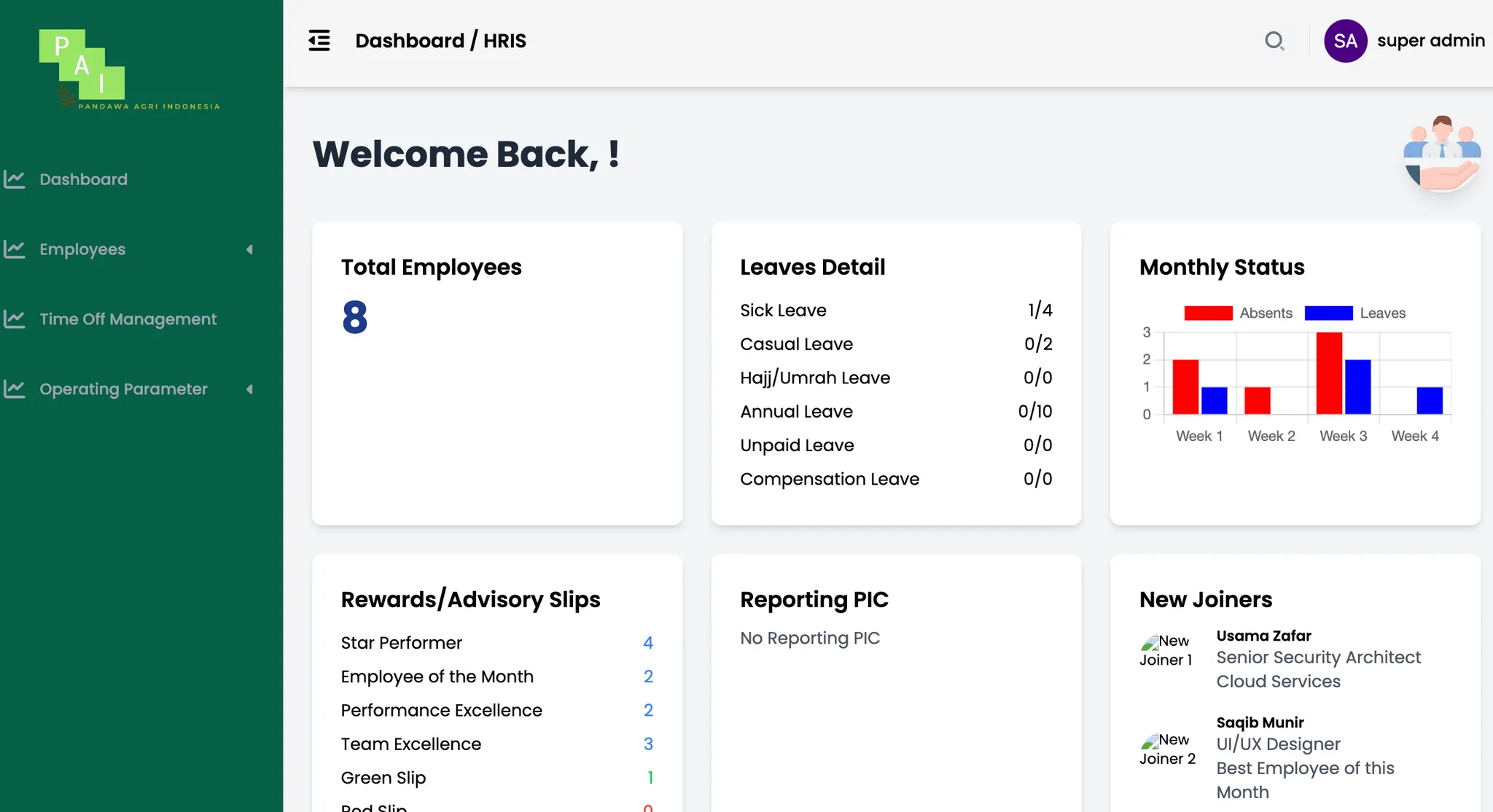 Human Resource Information System (HRIS)
